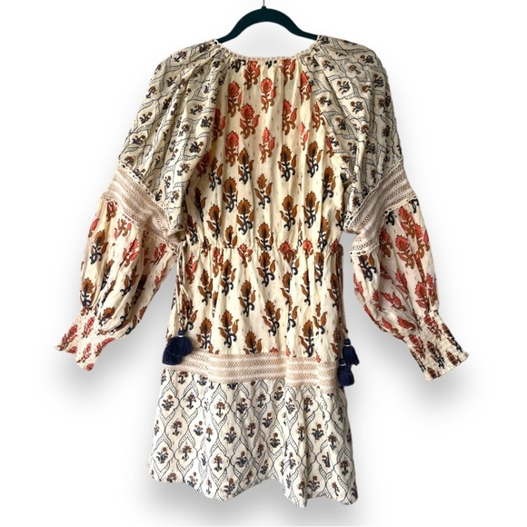 Elegant Floral Print Mini Dress - Picture 5 of 9